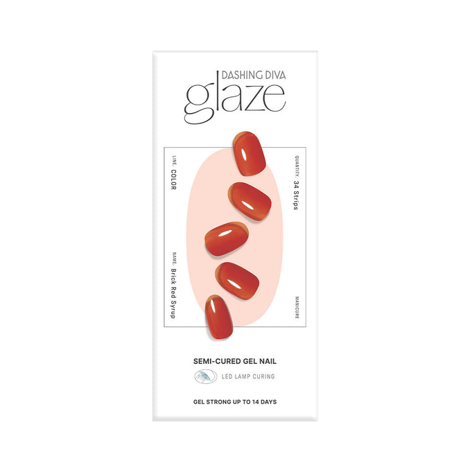 DASHING DIVA GLAZE Brick Red Syrup | Kool Seoul