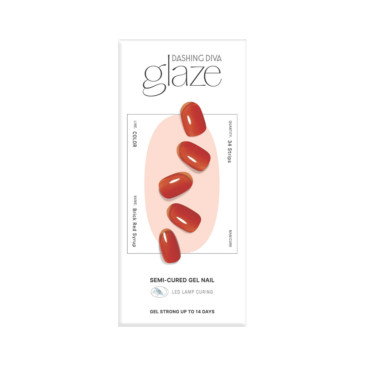 DASHING DIVA GLAZE Brick Red Syrup | Kool Seoul
