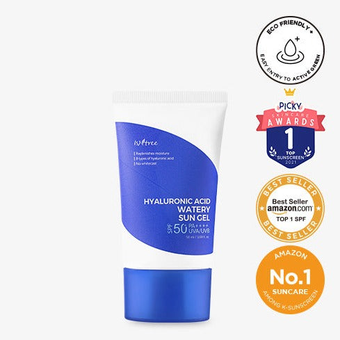 ISNTREE Hyaluronic Acid Watery Sun Gel SPF 50+ 50ml available on Koolseoul.com, your Korean Eshop from Seoul !