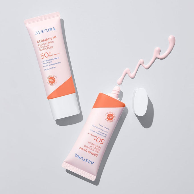 AESTURA Derma UV36 Red Calming Tone-Up Sunscreen 40ml | Kool Seoul
