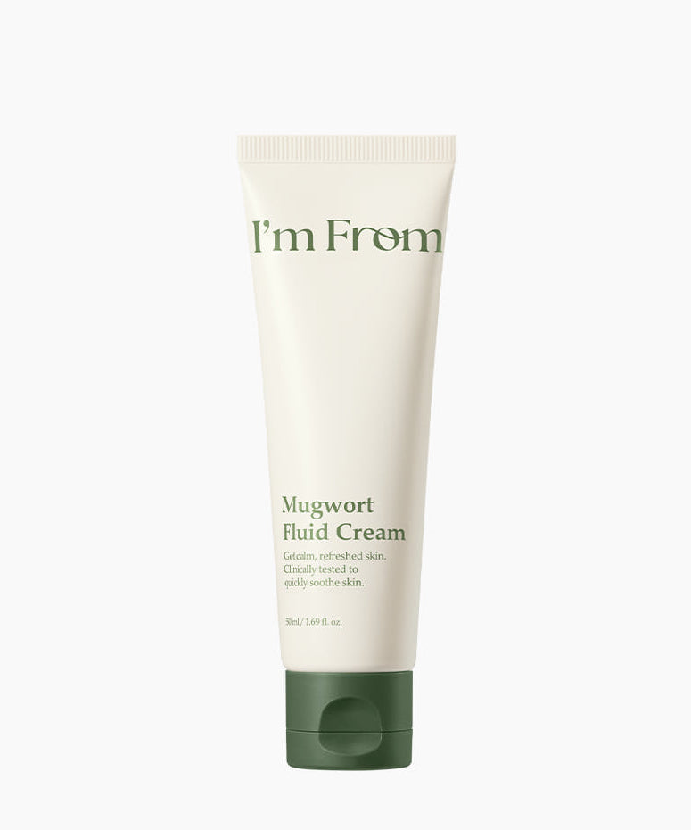 I'M FROM Mugwort Fluid Cream 50ml tube for skin soothing and hydration