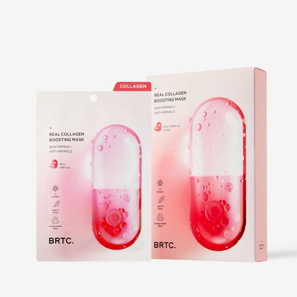 BRTC Real Collagen Bosting Mask 10 Sheets