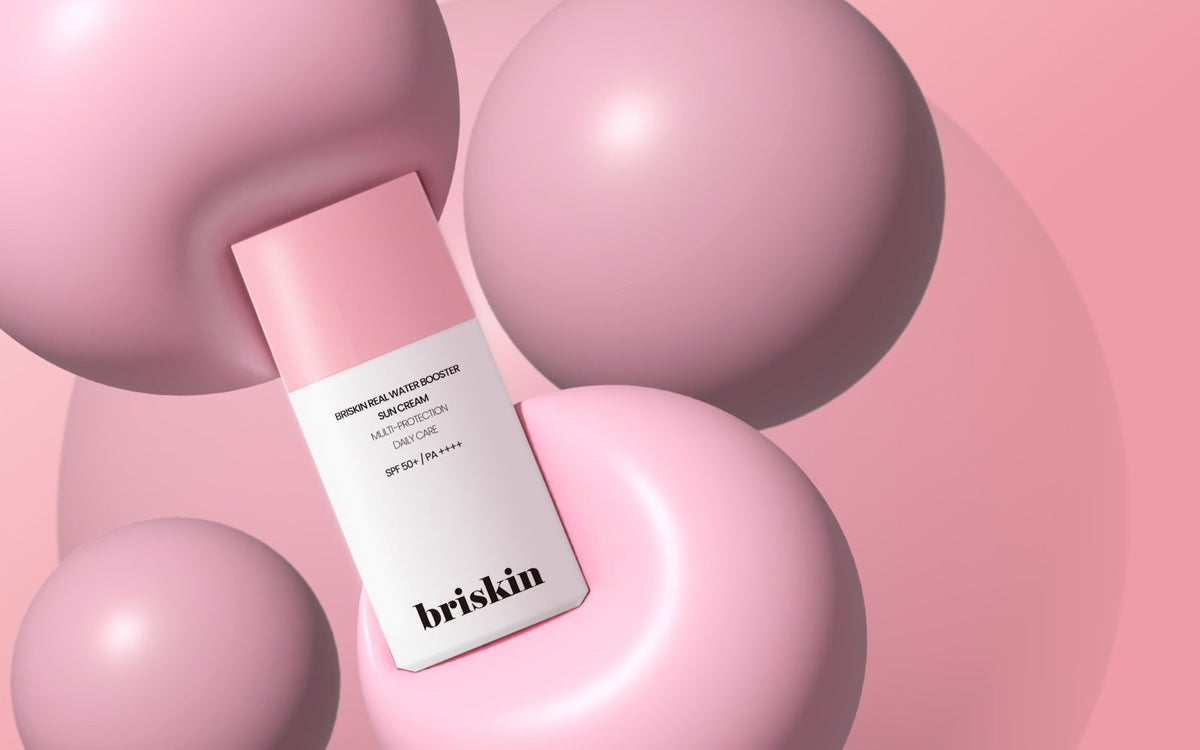 BRISKIN Real Water Booster Sun Cream — Korean exosome skincare