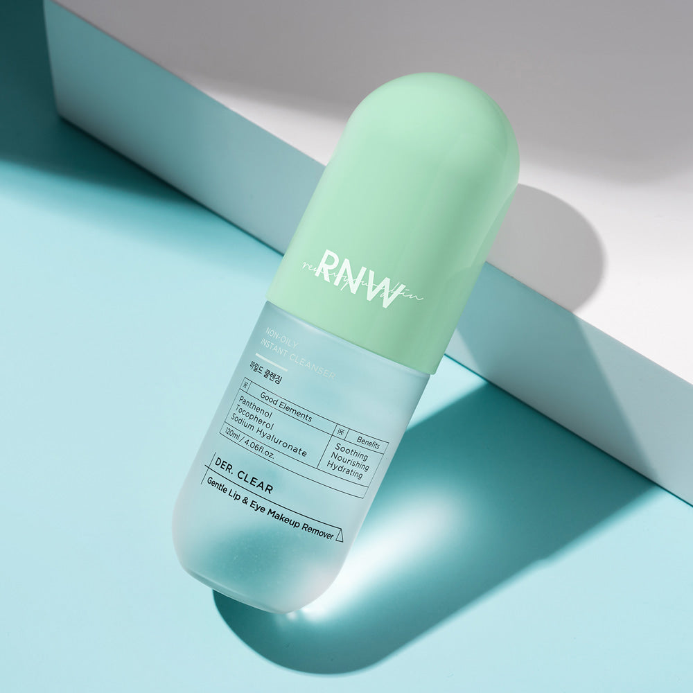 RNW DER. Clear Gentle Lip & Eye Makeup Remover 120ml | Kool Seoul