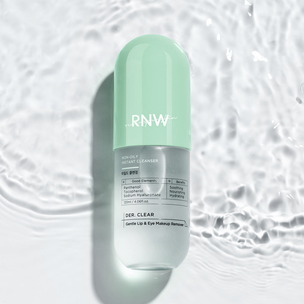 RNW DER. Clear Gentle Lip & Eye Makeup Remover 120ml | Kool Seoul