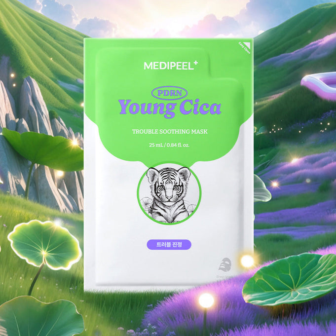 MEDIPEEL Young Cica PDRN Trouble Soothing Mask 25ml | Kool Seoul