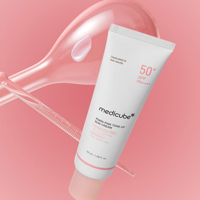 MEDICUBE PDRN Pink Tone-Up Sun Cream 50ml | Kool Seoul