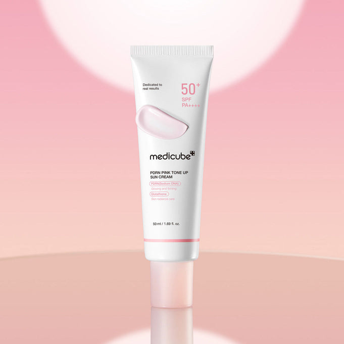 MEDICUBE PDRN Pink Tone-Up Sun Cream 50ml | Kool Seoul