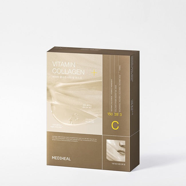 MEDIHEAL Derma Seal Mask Whitening Elasticity 10 Sheets | Kool Seoul