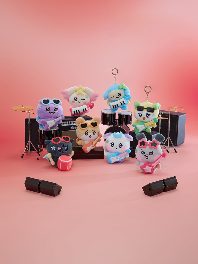 MIGHTEEZ Rock The Stage Plush Keyring - Rockstar - image 1