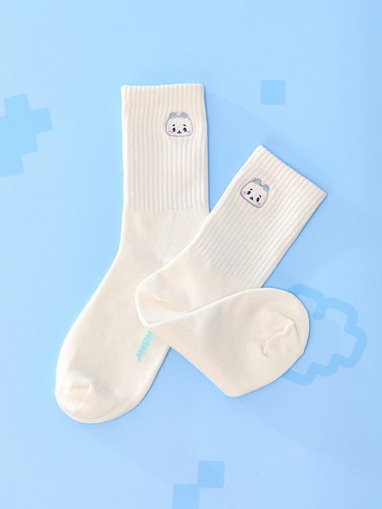 MMMM Rib Embroidered Socks - image 2