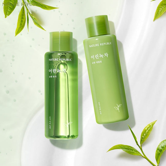 NATURE REPUBLIC Young Green Tea Mild Toner 155ml | Kool Seoul