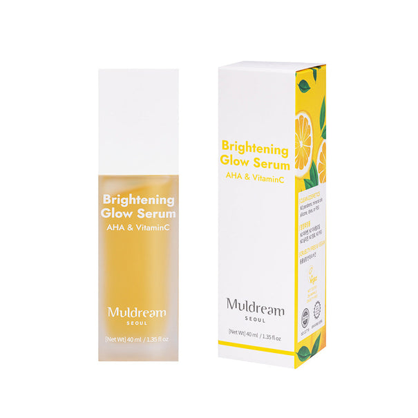 MULDREAM Brightening Glow Facial Serum AHA Vitamin C 40ml available on Koolseoul.com, your Korean Eshop from Seoul !