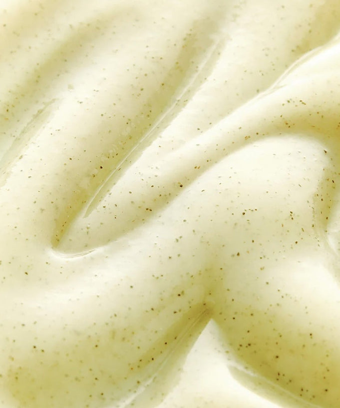 Texture of SKIN1004 Madagascar Centella Tea-trica Mild Peeling Gel 125ml showing creamy consistency and natural exfoliating particles.