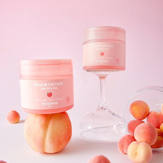 SKINFOOD [NEW] Peachy Zinc PCA Pad 70 sheets