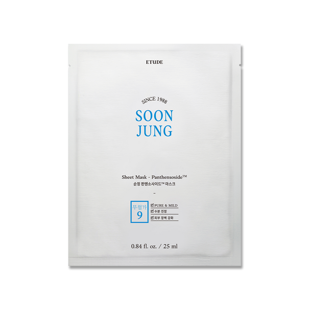 ETUDE Soonjung Sheet Mask available on Koolseoul.com, your Korean Eshop from Seoul !