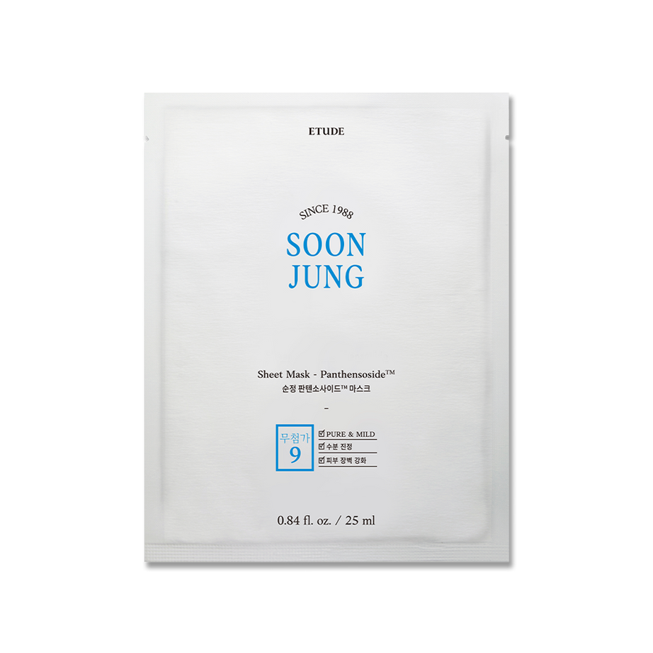 ETUDE Soonjung Sheet Mask available on Koolseoul.com, your Korean Eshop from Seoul !