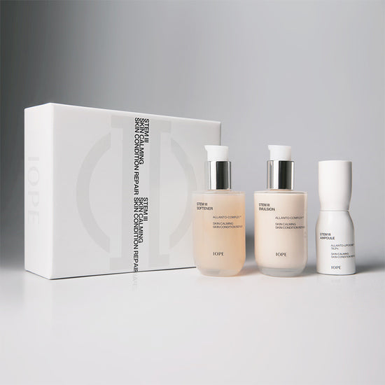 IOPE Stem III Signiture Set (Softener, Emulsion, Ampoule) available on Koolseoul.com, your Korean Eshop from Seoul !