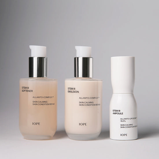 IOPE Stem III Signiture Set (Softener, Emulsion, Ampoule) | Kool Seoul