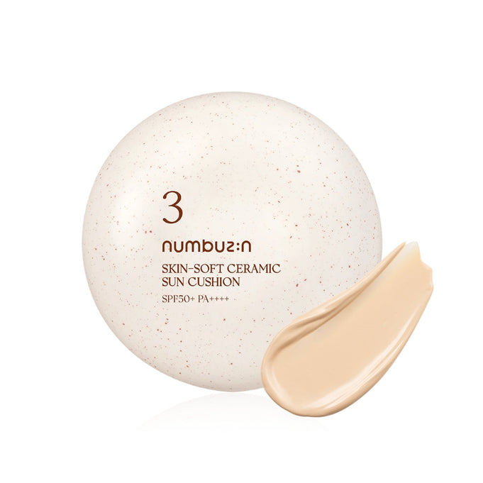 NUMBUZIN N.3 Skin-Soft Ceramic Sun Cushion SPF50+ | Kool Seoul