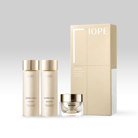 IOPE Super Vital Signiture Set (Softener, Emulsion, Cream)