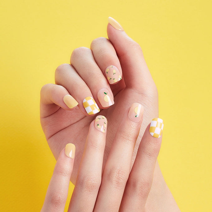 DASHING DIVA MAGIC PRESS Sweet Lemon - Short Square | Kool Seoul