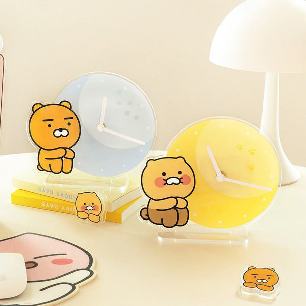 KAKAO FRIENDS Acrylic Table Clock available on Koolseoul.com, your Korean Eshop from Seoul !