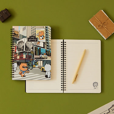 Ryan Notebook(Grey) Ryan Stationery - Korean kawaii Kakao Friends | Koolseoul