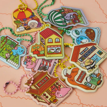 Keychain(9 1) - Authentic Kakao Friends from Korea | Koolseoul