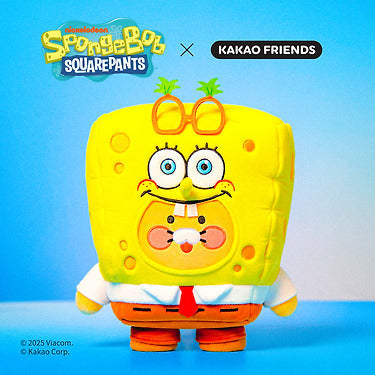 SpongeBobXFriends Plush SpongeBob Chunsik - Authentic Kakao Friends from Korea | Koolseoul