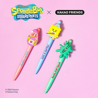 SpongeBobXFriends 3P Set Friends Pen - Official Kakao Friends merchandise | Koolseoul