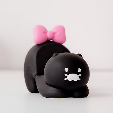 Black Figurine Chunsik Phone Holder - Official Kakao Friends merchandise | Koolseoul