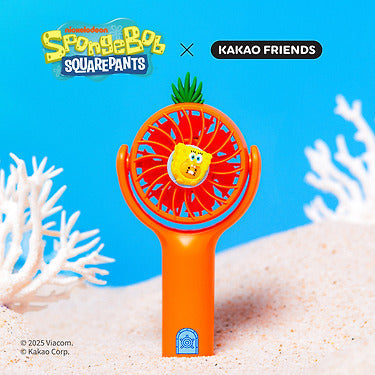 Kakao Friends - スポンジボブxフレンズ ミニチュンシク USB扇風機