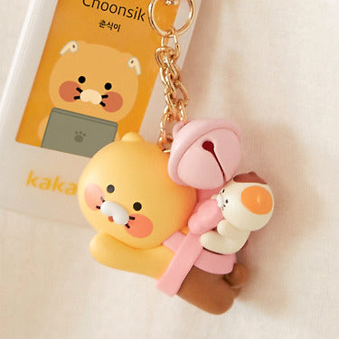 Chunsik Figurine Keychain Ruban Chunsik - Authentic Kakao Friends from Korea | Koolseoul