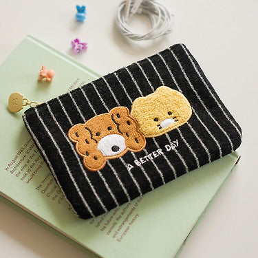 FRIENDAY Pouch Black Chunsik - Official Kakao Friends merchandise | Koolseoul