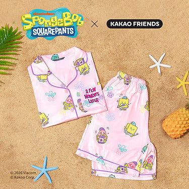 SpongeBobXFriends Women Pajamas Friends - Authentic Kakao Friends from Korea | Koolseoul