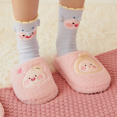 Friends Slippers Little Apeach - Authentic Kakao Friends from Korea | Koolseoul