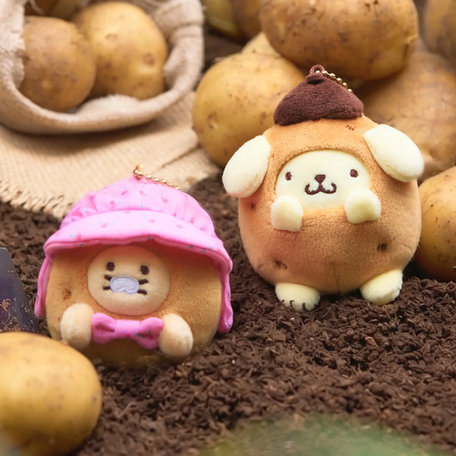 Plush Keychain Set Pompompurin X Friends Potato Set - Kakao Friends