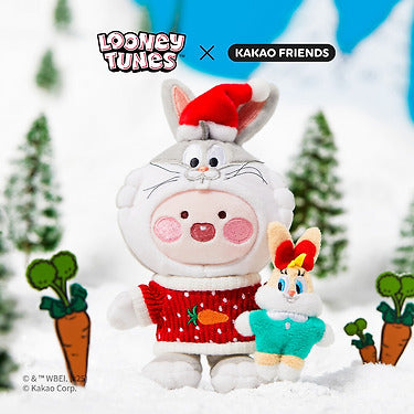 X Friends Keychain Plush Apeach - Authentic Kakao Friends from Korea | Koolseoul