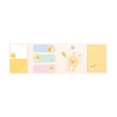 Lovely 4 Bloc-notes Muzi Stationery - Authentic Kakao Friends from Korea | Koolseoul