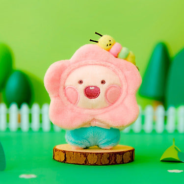 Keychain Plush Little Apeach - Authentic Kakao Friends from Korea | Koolseoul