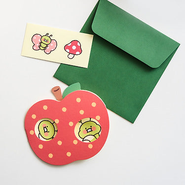 MiniCarte Chunsik Greeting Card - Authentic Kakao Friends from Korea | Koolseoul