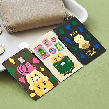 Kakao Friends - Xfriends Card Sticker Set &