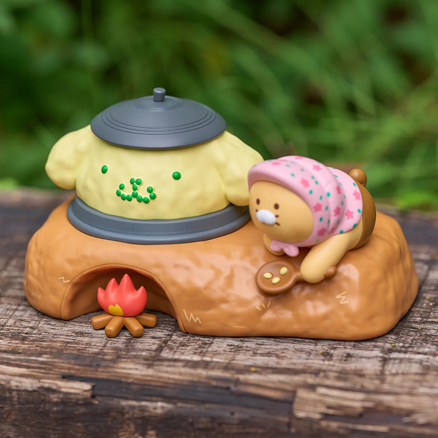 Figurine Pompompurin X Friends Kongbap Scene - Kakao Friends