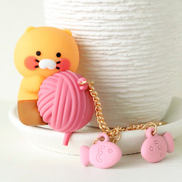 Chunsik Figurine Keychain - Korean kawaii Kakao Friends | Koolseoul
