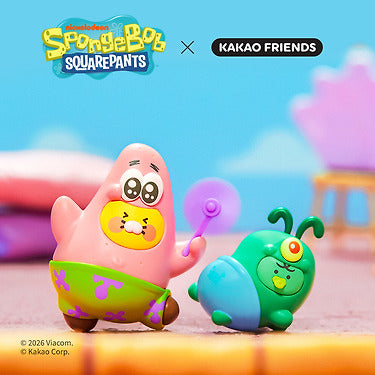 SpongeBobXFriends Air Freshener&Figurine Set Baby Chunsik&Jordy - Korean kawaii Kakao Friends | Koolseoul