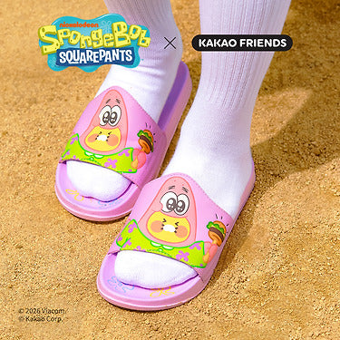 SpongeBobXFriends Baby Patrick Women Desk Slippers Baby Chunsik - Authentic Kakao Friends from Korea | Koolseoul