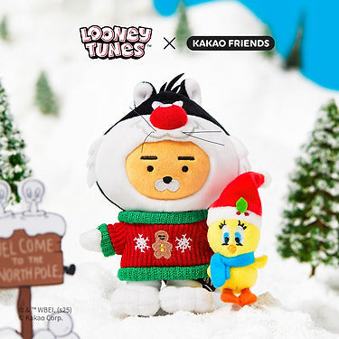 Kakao Friends - X Friends キーチェーンぬいぐるみ ライアン
