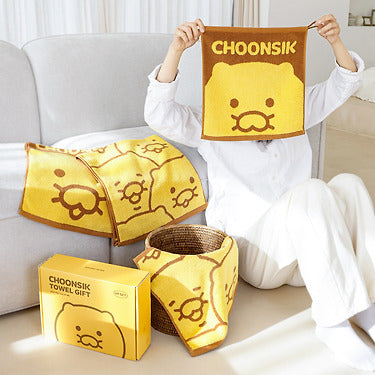 32 4P Set Chunsik Serviette - Authentic Kakao Friends from Korea | Koolseoul