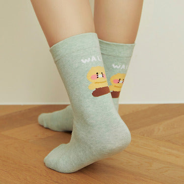 Mint Chunsik Socks - Korean kawaii Kakao Friends | Koolseoul